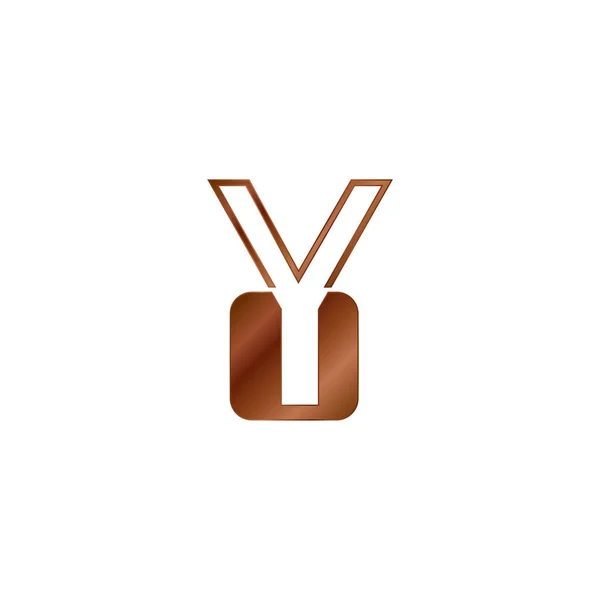 Abstract Techno Outline Letter Logo Vector Design Sjabloon Met Negatieve — Stockvector