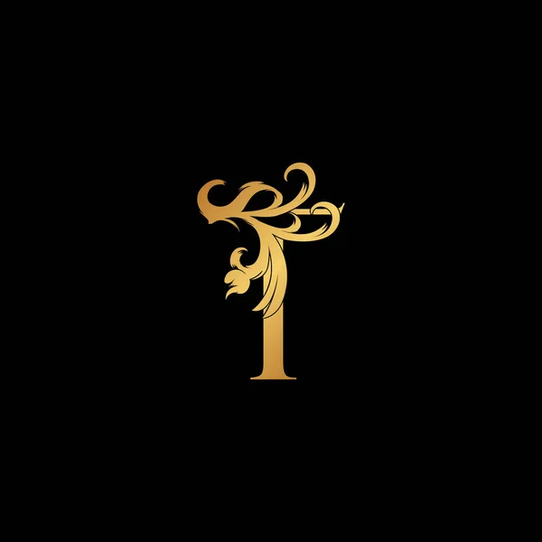 Elegant Luxury Letter Golden Logo Vector Design 알파벳 글꼴의 스타일 — 스톡 벡터
