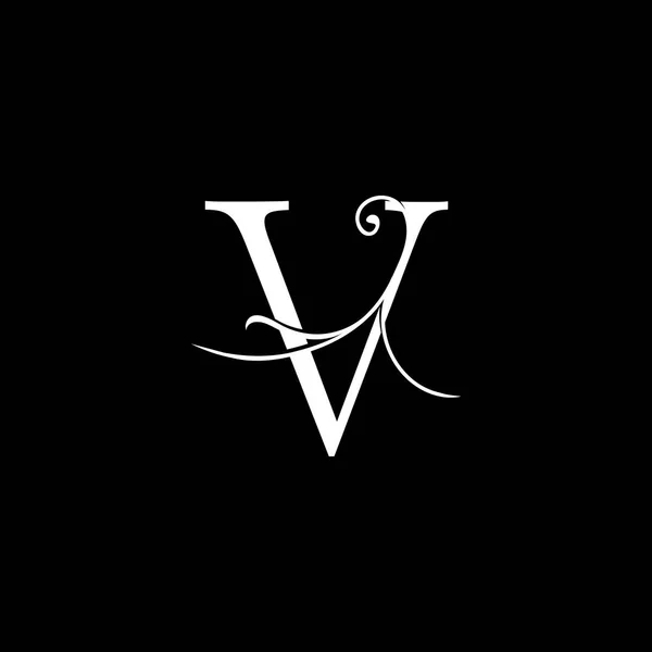 Minimalist Initial Letter Luxury Logo Design Vector Decoratie Monogram Alfabet — Stockvector