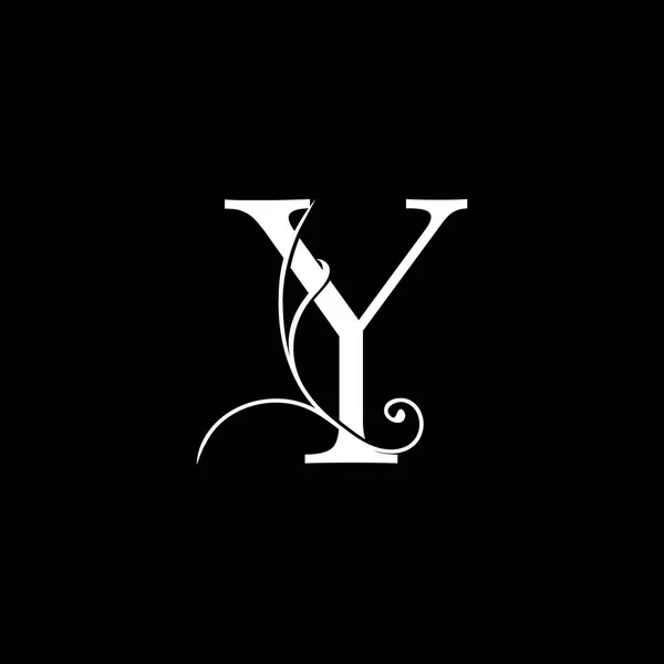Минималистский Начальный Буква Роскошный Логотип Дизайн Векторное Украшение Монограммы Шрифт — стоковый вектор
