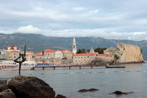 Cidade Velha Budva Montenegro — Fotografia de Stock