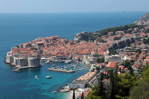 Pohled Staré Město Dubrovník Chorvatsko — Stock fotografie