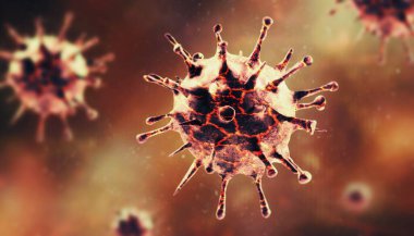 New coronavirus 2019-ncov. 3D illustration