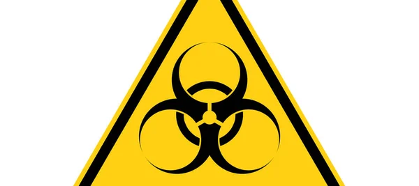 Biohazard Symbol Sign Biological Threat Medical Illustration — Stock Photo, Image