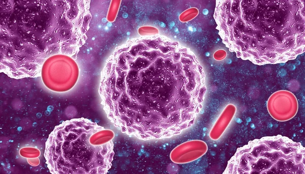 Мікроскопічний Вигляд Вірусних Клітин Грипу Медична Ілюстрація — стокове фото