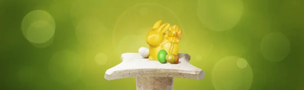Velikonoční Složení Vejci Slavnostní Dekorace Veselé Velikonoce — Stock fotografie