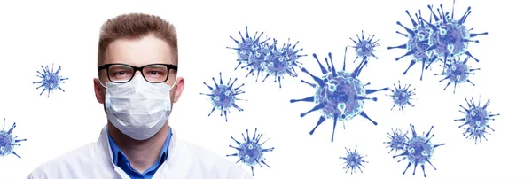 Corona Virus Uitbraak Epidemisch Virus Respiratoir Syndroom — Stockfoto