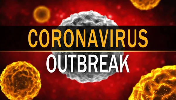New Coronavirus 2019 Ncov Ilustración — Foto de Stock