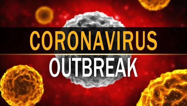 Nuovo Coronavirus 2019 Ncov Illustrazione — Foto Stock