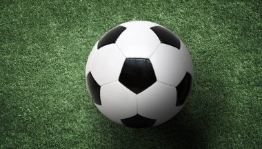 Deri top ile geleneksel futbol oyunu