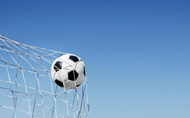 Deri top ile geleneksel futbol oyunu