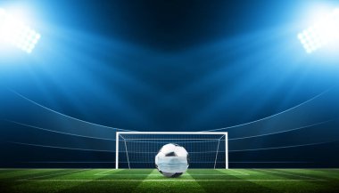 Avrupa futbolu iptal konsepti. Koronavirüs maskeli top