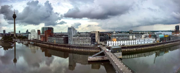 Panorama Nad Düsseldorfem Německo — Stock fotografie