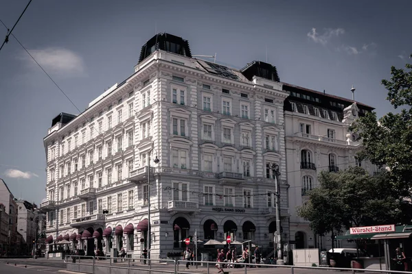 Viena Austria Julio 2018 Sans Souci Hotel Gran Hotel Lujo Imagen De Stock