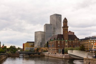 İsveç 'in Malmö şehir merkezi.