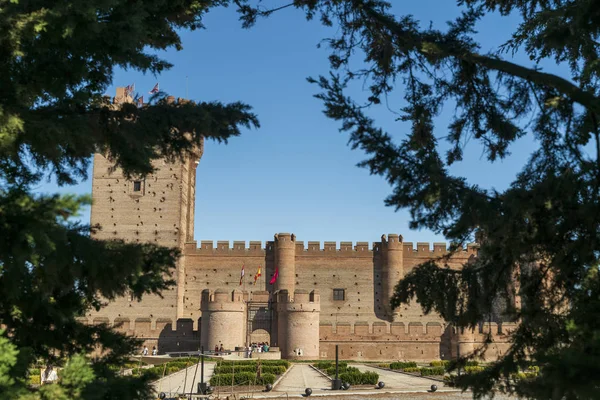 Medina Del Campo Salamanca España Agosto 2019 Castillo Mota Del — Foto de Stock