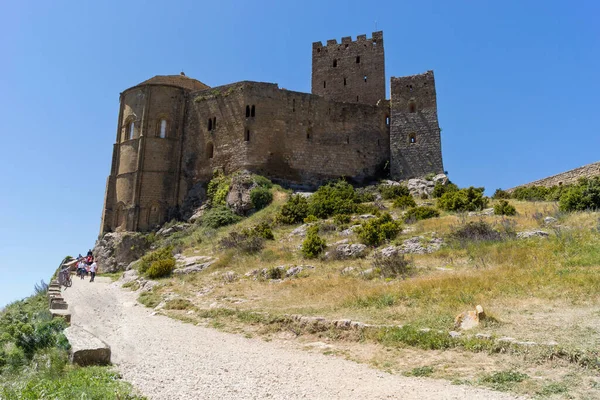 Средневековый Замок Лоарр Век Арагон Испания — стоковое фото