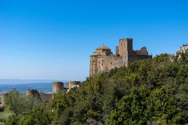 Castillo Medieval Loarre Cerca Huesca Aragón España Construido Siglo — Foto de Stock