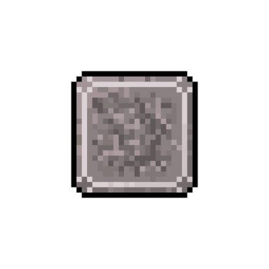  Oyunlar ve web siteleri için kaya dokusuna sahip piksel düğmesi