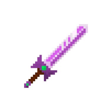 Oyunlar ve web siteleri için piksel sihirli kılıcı