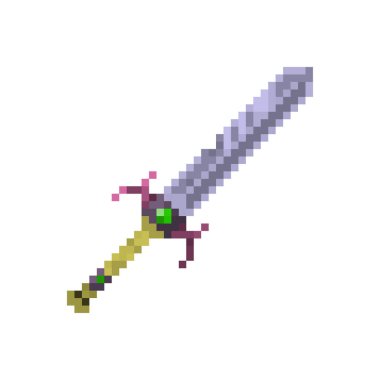 Oyunlar ve web siteleri için piksel sihirli kılıcı