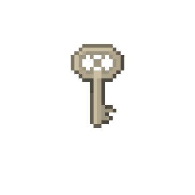 Oyunlar ve web siteleri için piksel eski anahtarı