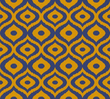 kabile vektör seamless modeli. El arka plan çekilmiş. Klasik tekstil tasarımı, hayvansı motifi.