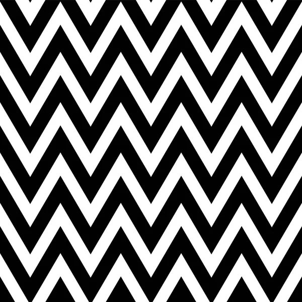 Siyah-beyaz desen zigzag. Klasik chevron seamless modeli.
