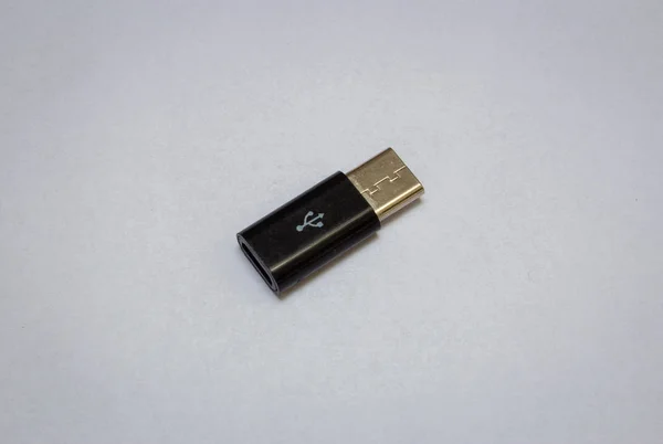 Micro Usb Vers Petit Adaptateur Usb Type — Photo