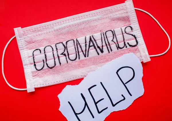 World coronavirus pandemic. Selective focus.