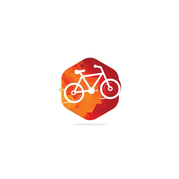 Conception Abstraite Logo Vectoriel Vélo Bike Shop Identité Marque Entreprise — Image vectorielle