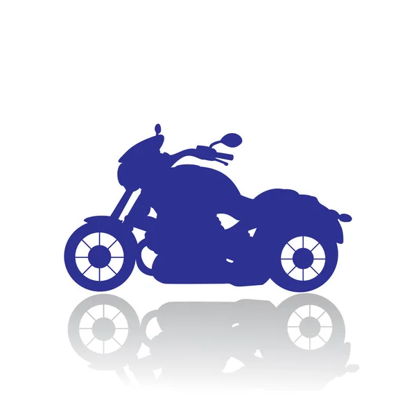 Motorrad Fahrer Logo Design Motorrad Logo Vektor — Stockvektor