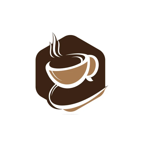 Café Logotipo Logotipo Ilustração Vetorial Símbolo Ícone Café Expresso Sinal —  Vetores de Stock