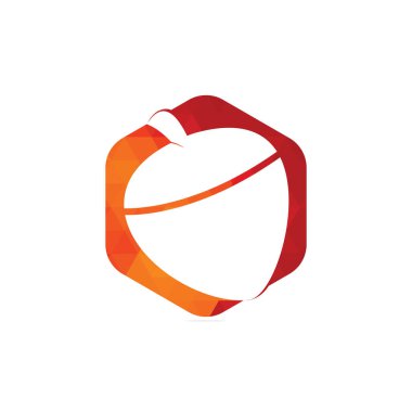 Palamut Logosu Tasarım Şablonu. Acorn logo illüstrasyon vektör şablonu.