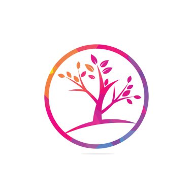 Yeşil yaprak element vektör simgesi. Doğa yeşili vektör sembolü bırakır