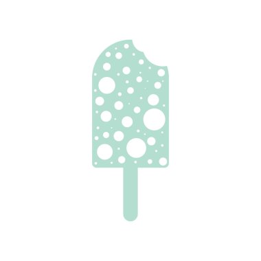 Dondurmacı. Dondurma logosu Logo Şablonu Çizim Tasarımı.