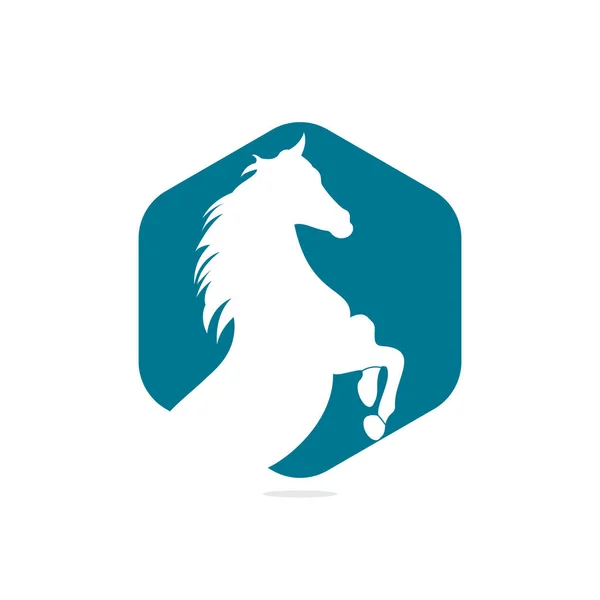 Logo Vettoriale Testa Cavallo Segno Testa Cavallo Icona Testa Cavallo — Vettoriale Stock