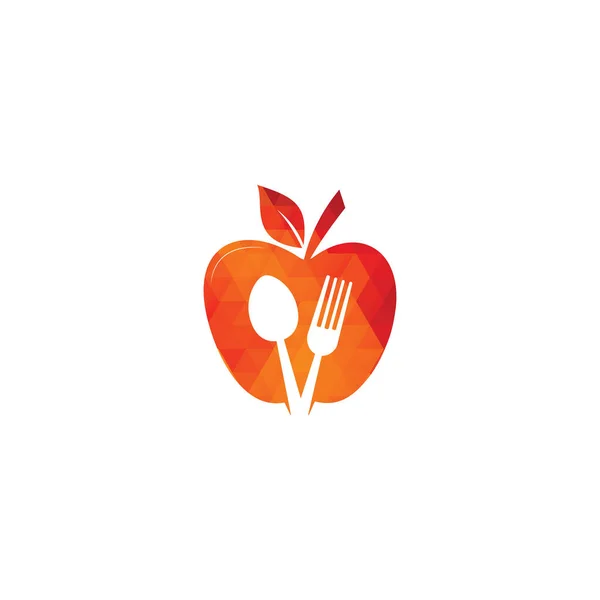 Logotipo Bajo Poli Restaurante Alimentos Para Bebés Cuidado Salud Industria — Vector de stock