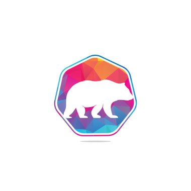 Ayı Logosu Simgesi Tasarım Vektörü. Bears Logo Konsepti. Simge Sembolü.