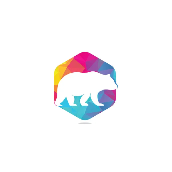 Bear Logo Icon Designs Vector Bears Logo Konzepte Symbolbild — Stockvektor