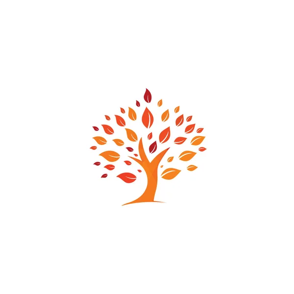 Σχέδιο Λογότυπου Πράσινου Δέντρου Σχεδιασμός Διανυσματικών Οργανικών Στοιχείων Οικολογία Χαρούμενη — Διανυσματικό Αρχείο