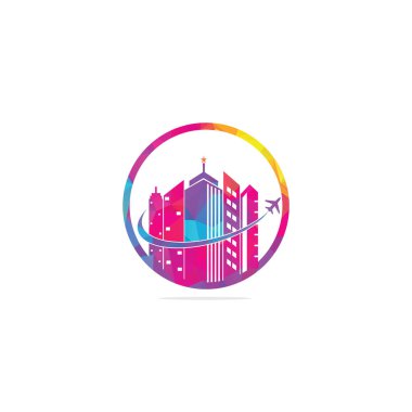 Seyahat acentası logo tasarımı. Tatil logosu tasarım şablonu. Ofis Seyahat Simgesi Logo Tasarımı. Seyahat logosu yapıyorum. seyahat logosu