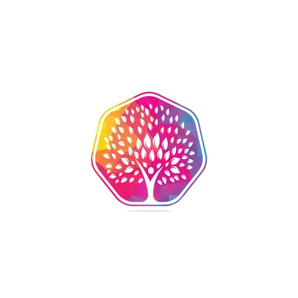 Zelený Strom Vektorové Logo Design Přírodní Produkt Bio Obchod Společnost — Stockový vektor