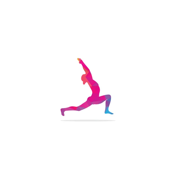 Yoga Logo Ontwerp Sjabloon Gezondheidszorg Schoonheid Spa Relax Meditatie Nirvana — Stockvector
