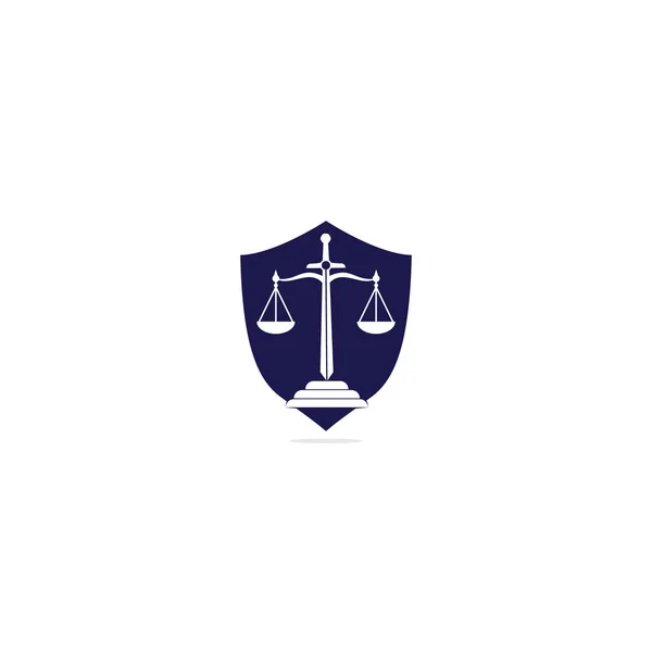 Law Attorney Logo Design Escritório Advocacia Design Logotipo Vetor Escritório — Vetor de Stock