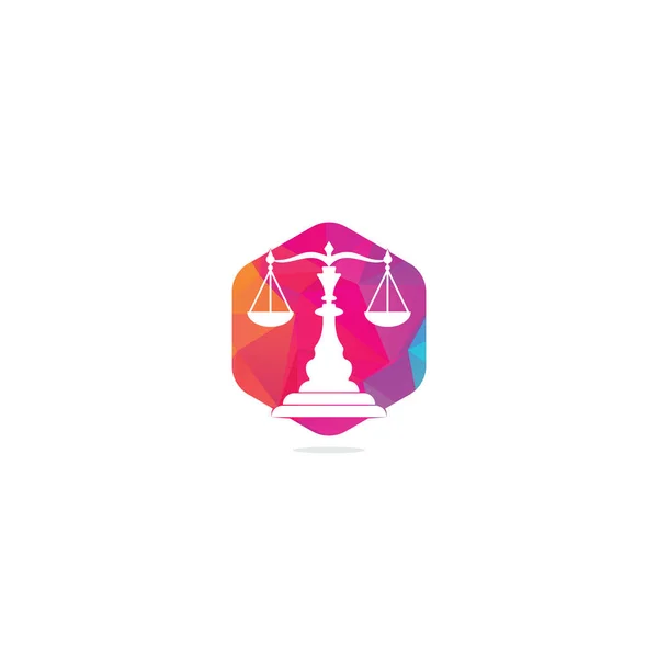 法律事務所のロゴデザイン 法律事務所とオフィスベクトルのロゴデザイン — ストックベクタ