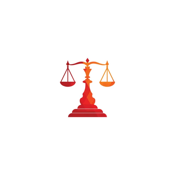 Hukuk Avukat Logosu Tasarımı Hukuk Firması Ofis Vektör Logosu Tasarımı — Stok Vektör