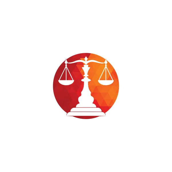 Hukuk Avukat Logosu Tasarımı Hukuk Firması Ofis Vektör Logosu Tasarımı — Stok Vektör