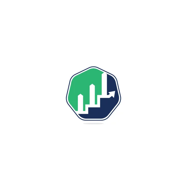 Business Finance Logo Modello Vettoriale Icona Design Modello Logo Finanziario — Vettoriale Stock