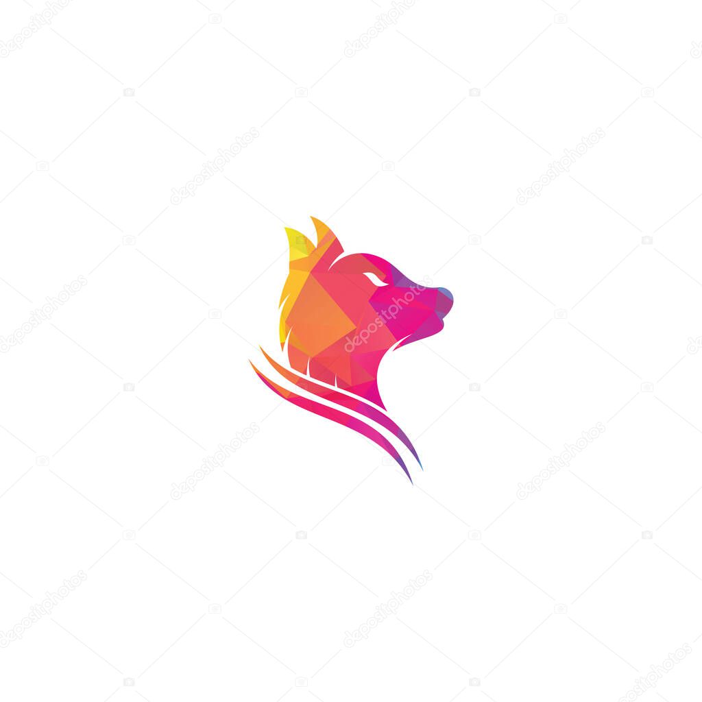 Wolf Logo Design. Modern professional wolf logo design. Wolf head logo vector